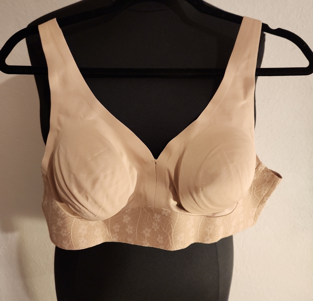 Rhonda Shear Nude Full Coverage Bra Large